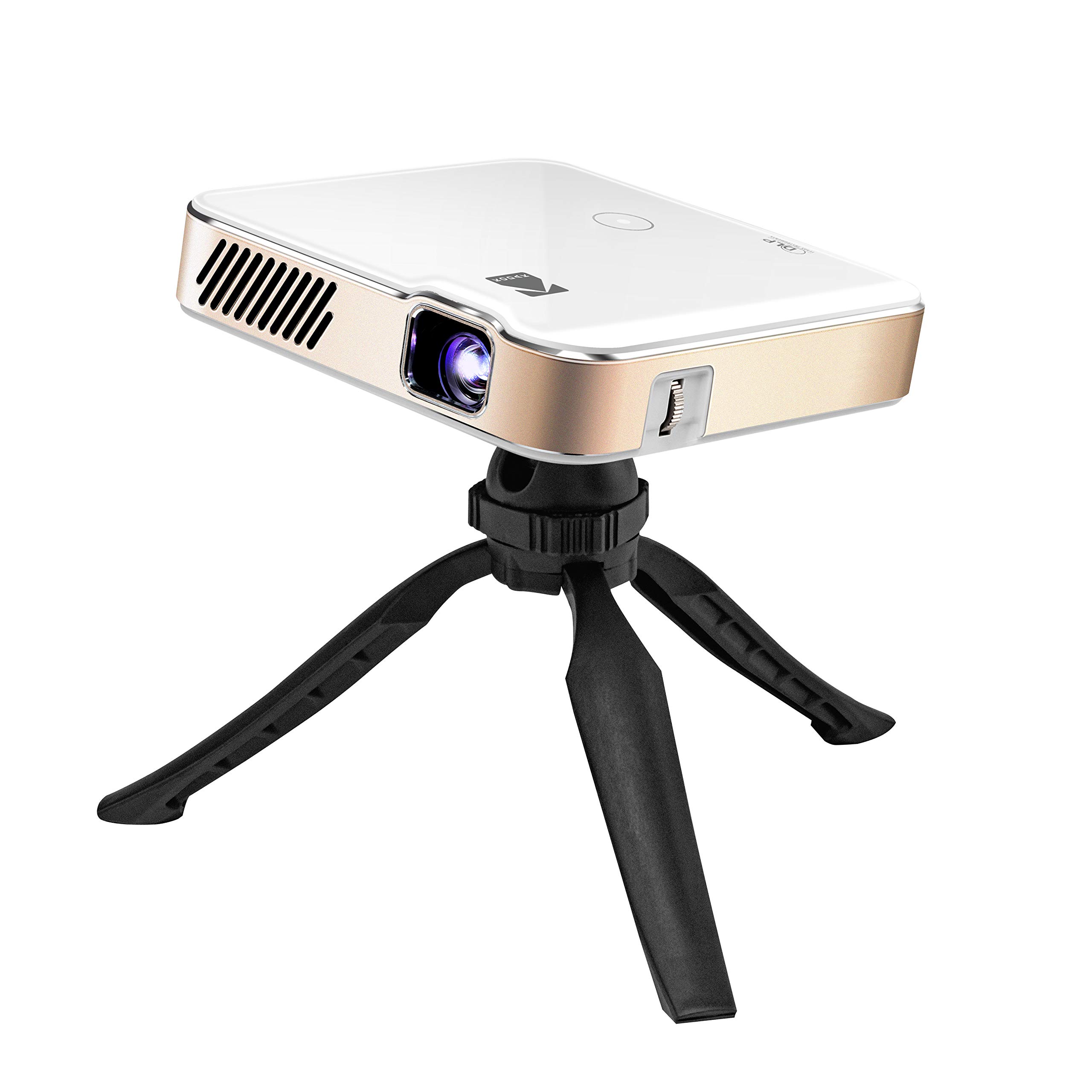 Kodak Luma 450 便携式全高清智能投影仪| Wi-Fi、蓝牙、HDMI 和 USB 兼容迷你家庭影院系统（最多 150 个）| 1080p 原生分辨率 (4K)，200 流明 |包括三脚架