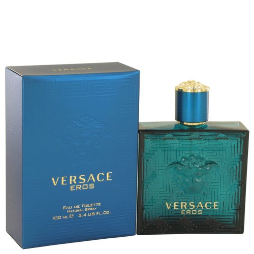 Versace Eros By FOR MEN 3.4 盎司淡香水喷雾（试用装）