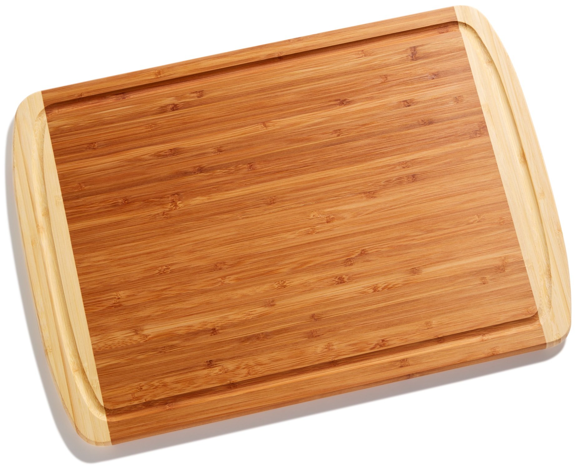 Greener Chef MASSIVE XXXL 超大竹切板木切板，适用于火鸡、肉类、蔬菜、烧烤 - 最大的木质屠夫木板，带手柄、果汁槽