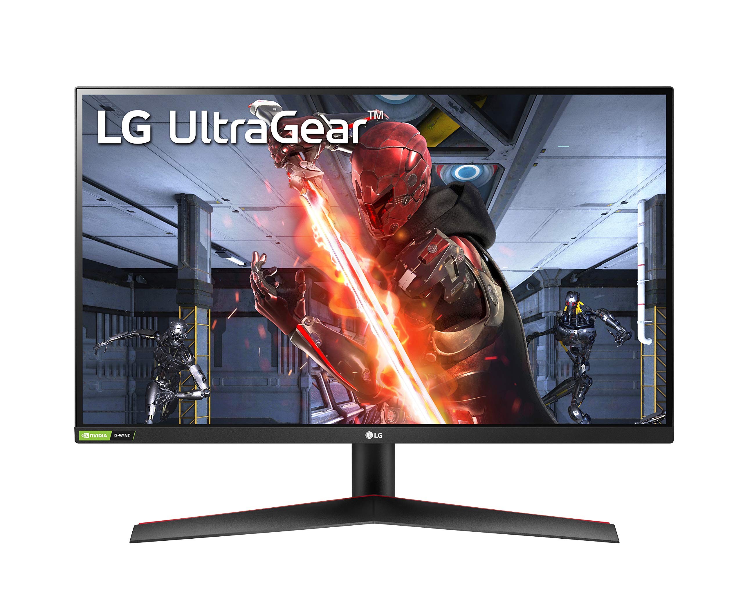 LG 27GN600-B Ultragear 27' IPS LED FHD G-Sync 兼容显示器，带 HDR（DisplayPort、HDMI）- 黑色