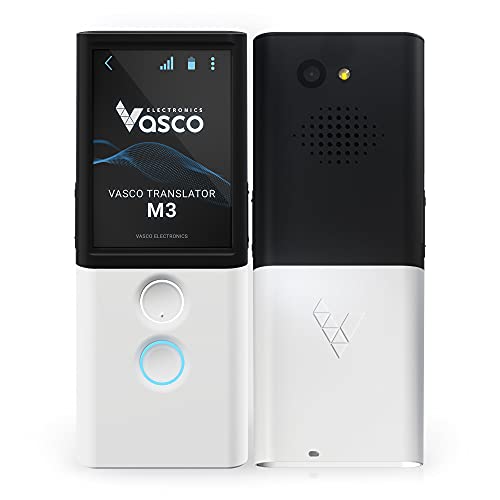 Vasco Electronics Vasco M3 语言翻译设备 |唯一可在 200 个国家/地区免费无限制上网的翻译器 |照片翻译|欧洲品牌