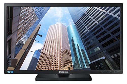 Samsung Business SE450 系列 24 英寸 FHD 1920x1080 商用桌面显示器，带 DisplayPort、DVI、VGA、可安装 VESA、3 年保修、TAA (S24E450D)