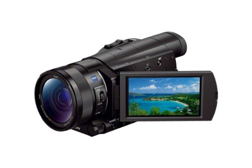 Sony 具有3.5英寸LCD的FDR-AX100 / B 4K摄像机（黑色）...
