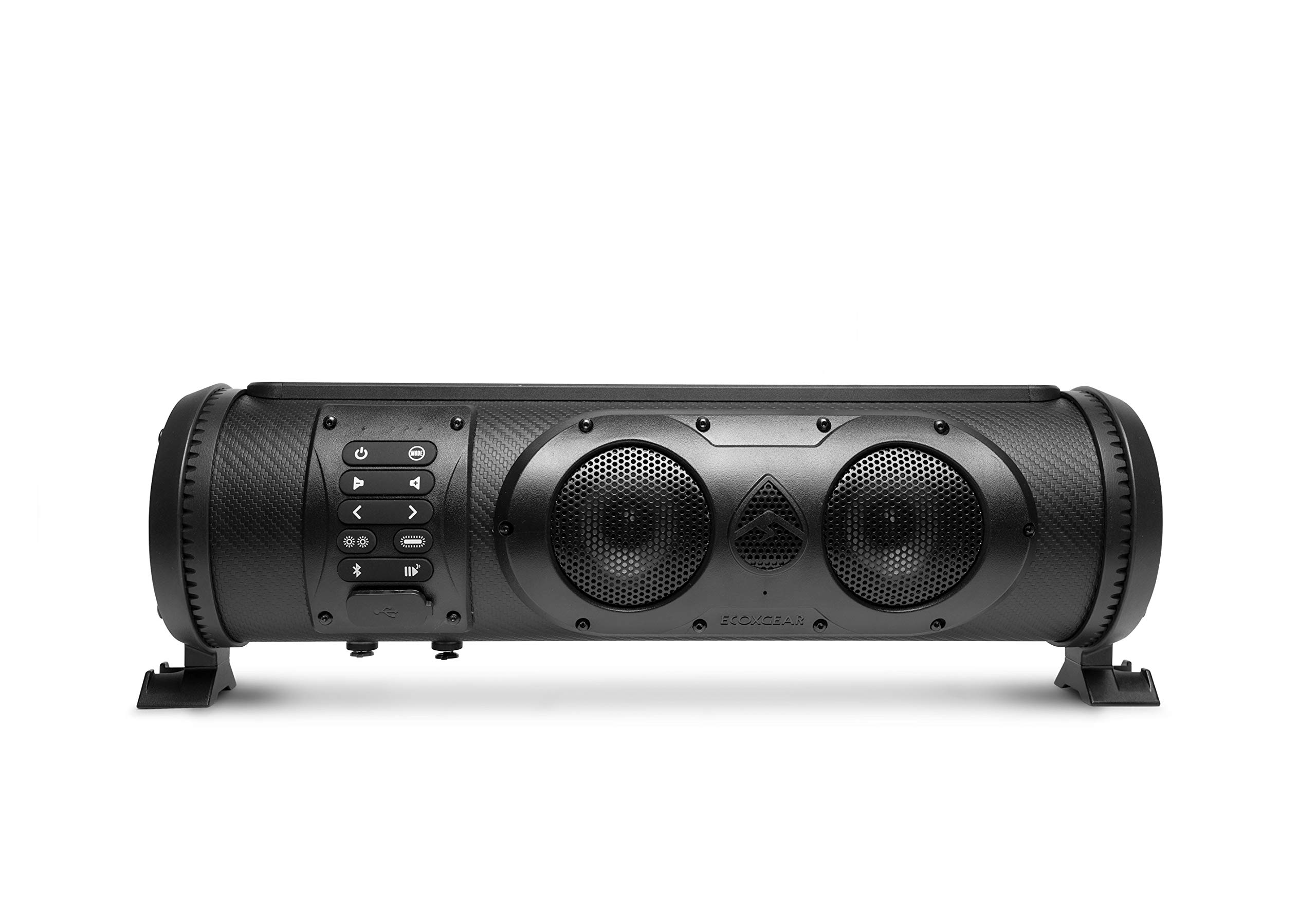 ECOXGEAR SoundExtreme SE18 放大 Powersports 蓝牙 5 扬声器条形音箱防水防沙带 LED 照明 300 瓦峰值功率