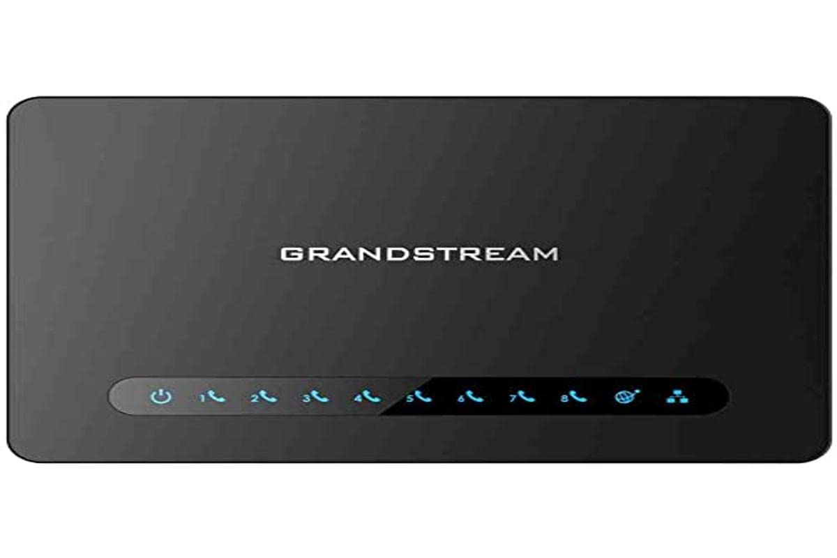 Grandstream 功能强大的 8 端口 FXS 网关，带千兆位 NAT 路由器 (HT818)...