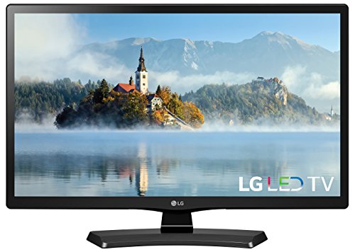 LG LED 电视 22 英寸全高清 1080p IPS 显示屏，60Hz 刷新率，HDMI，紧凑型，三重 XD 引擎 - 黑色