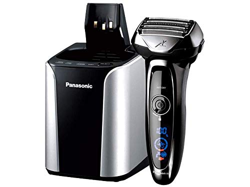 Panasonic Arc5男士电动剃刀，5刀片剃须刀和修剪器，剃须传感器技术，自动清洁和充电站，干湿-ES-LV95-S