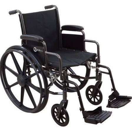ROSCOE MEDICAL, INC. K3-Lite轮椅，带有可移动的桌长臂和可摆动的脚凳，16'x 16'（单[Each-1]）