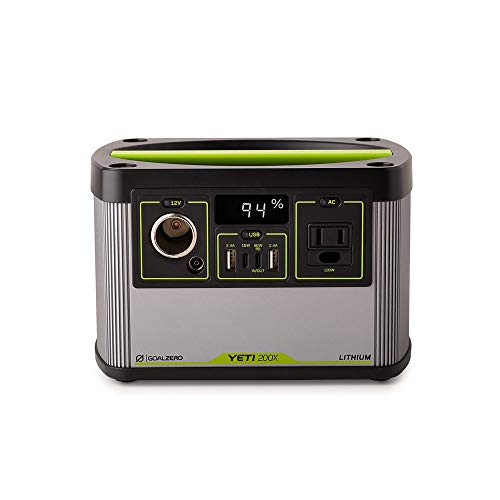 Goal Zero Yeti 200X便携式锂电电站，200Wh电站，带交流逆变器和USB-C PD快速充电