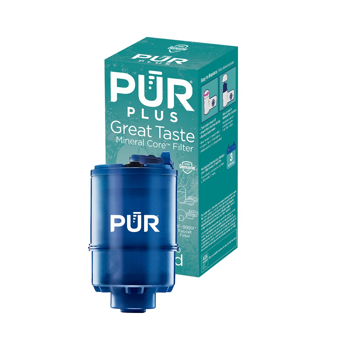 PUR Plus 矿物芯水龙头安装水过滤器更换