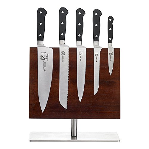 Mercer Culinary M23500 Renaissance 6 件套刀具，钢化玻璃块