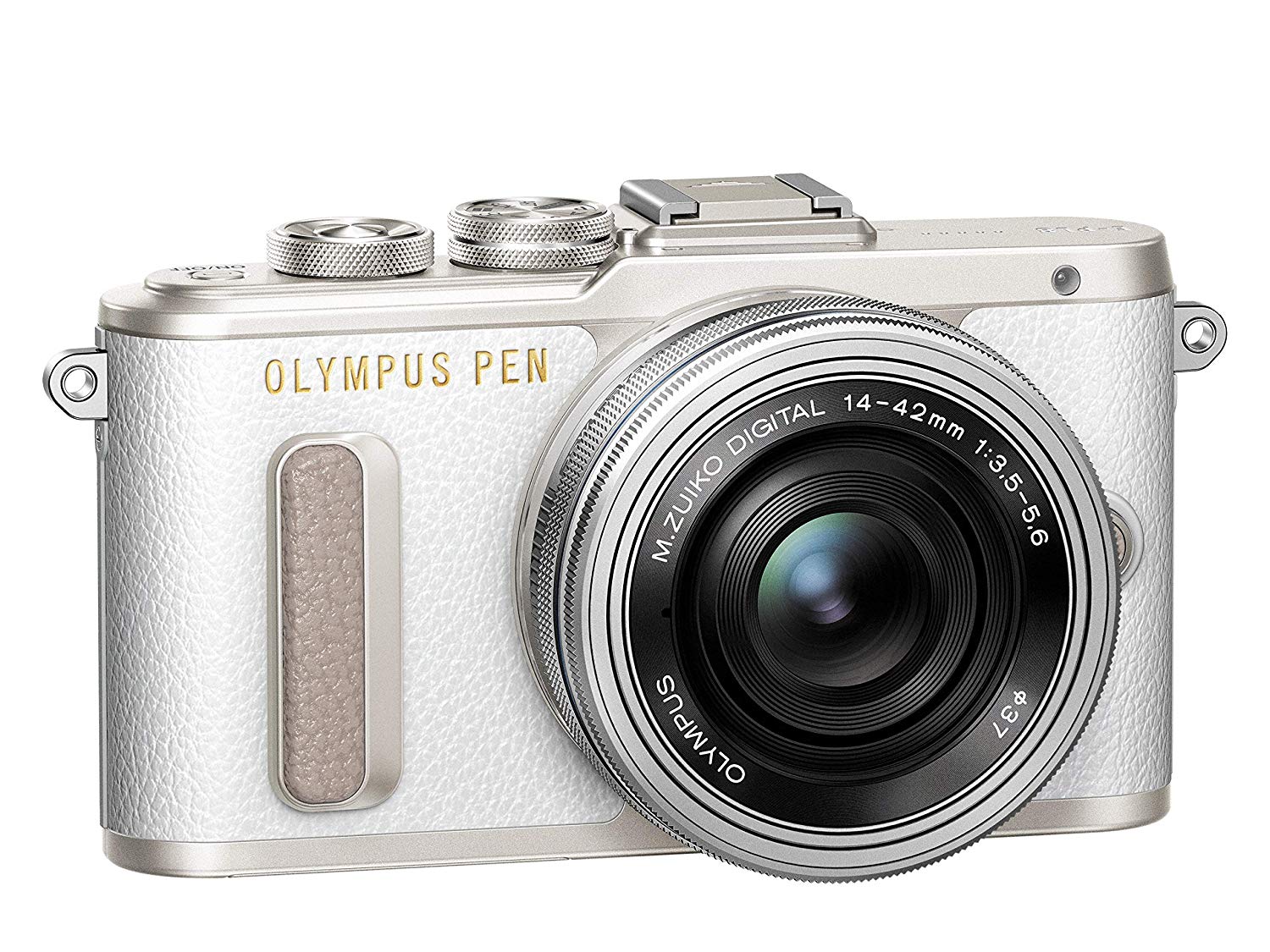 Olympus PEN E-PL8 14-42mm EZ镜头套件[白色] [国际版，没有保修]