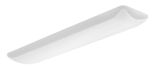 Lithonia Lighting FMLL 9 30840 4 英尺 4000K LED 薄型光泡罩，带白色...