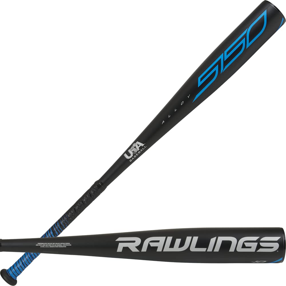 Rawlings | 5150 青少年棒球棒 |美国 | -11/-10/-5 掉落 | 1个。铝 | 2 5/8 桶