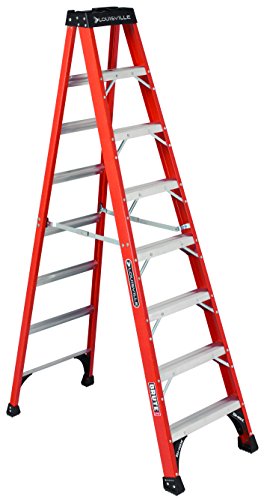 Louisville Ladder 8英尺玻璃纤维梯凳，375磅容量，FS1408HD...