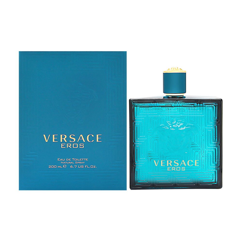 Versace Eros 男士淡香水喷雾 6.7 盎司 - 100% 正品