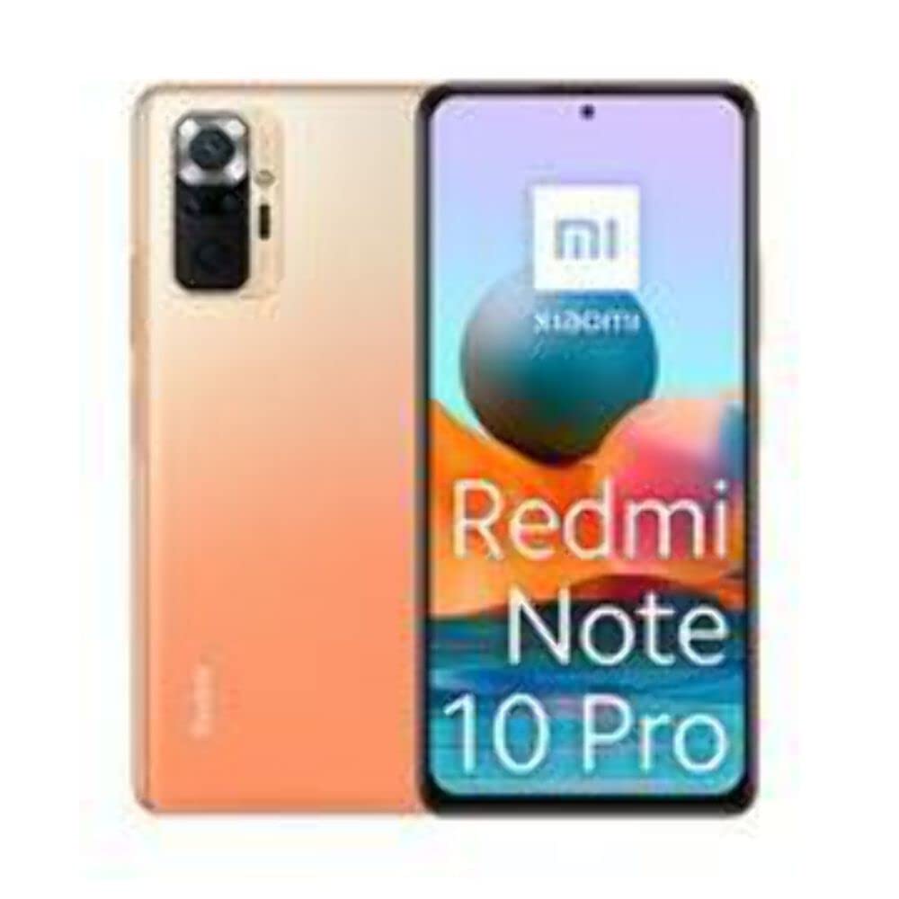 Xiaomi Redmi Note 10 Pro 双 128GB 6GB RAM 工厂解锁（仅限 GSM | 无 CDMA - 与 Verizon/Sprint 不兼容）国际版 - 渐变青铜色