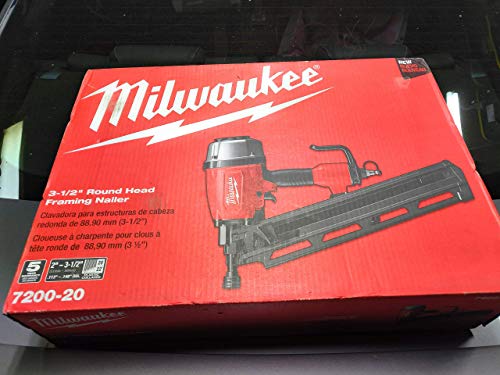 Milwaukee 气动 3-1/2 英寸 21 度全圆头框架钉枪