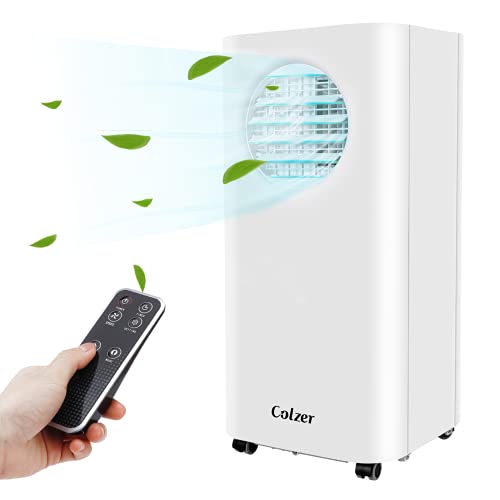 COLZER 三合一便携式空调，适用于卧室、客厅、办公室，带遥控 白色