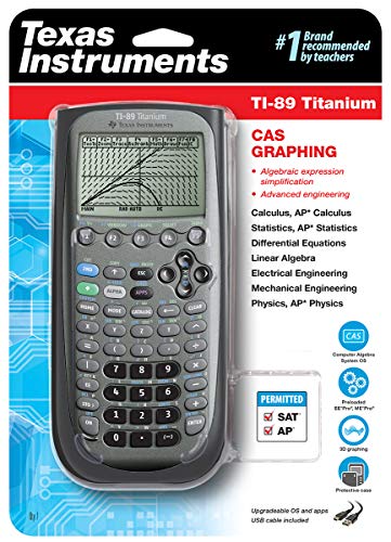 Texas Instruments TI-89 钛制图形计算器（包装可能有所不同）
