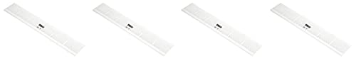 Amerimax Home Products 86670 卡入式过滤器排水沟防护罩，3'，白色（四件装）