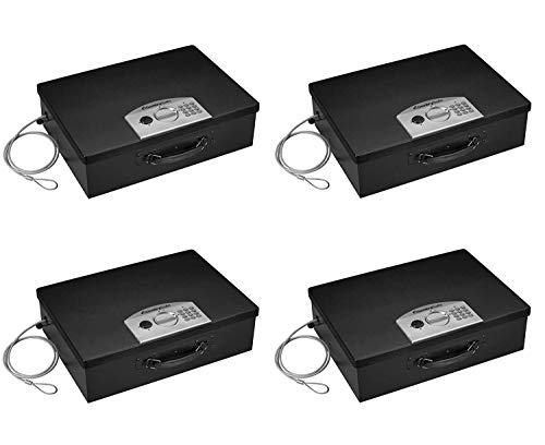 SentrySafe PL048E 电子保险箱，0.5 立方英尺，黑色