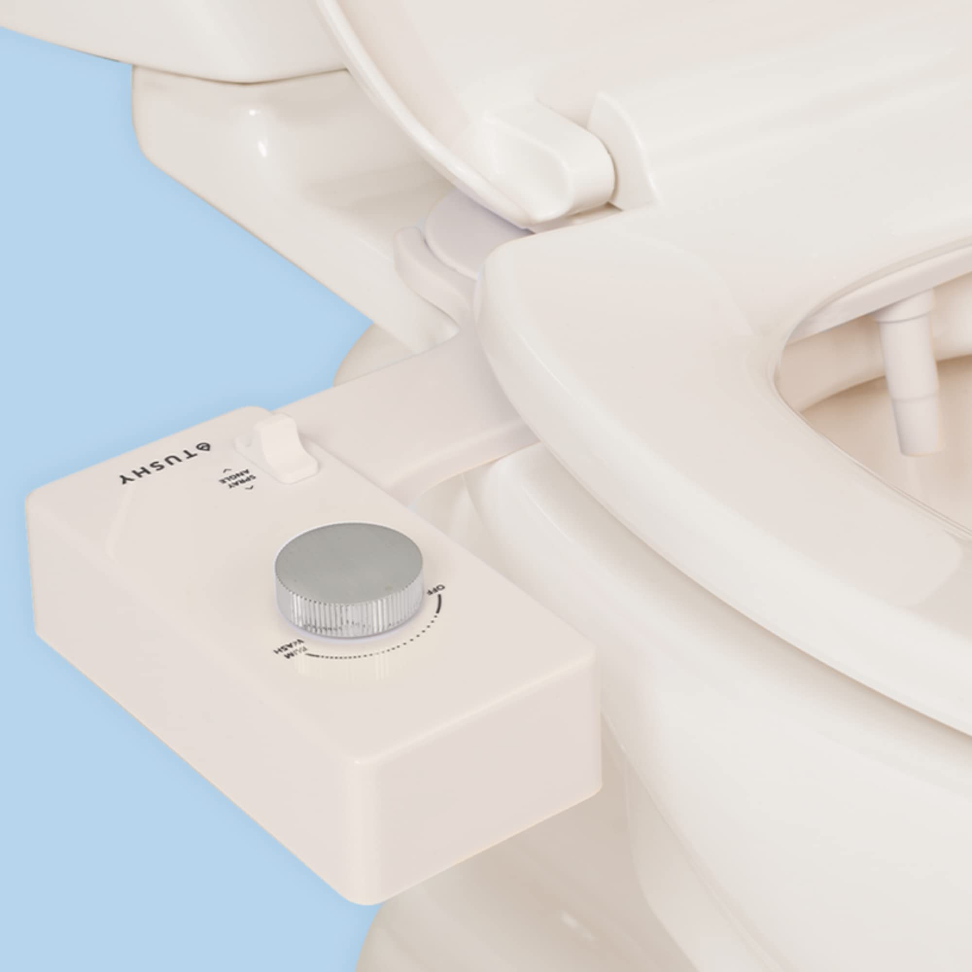 TUSHY 经典 3.0 坐浴盆马桶座圈附件 - 自洁喷水器 + 可调节压力喷嘴，角度控制，易于安装