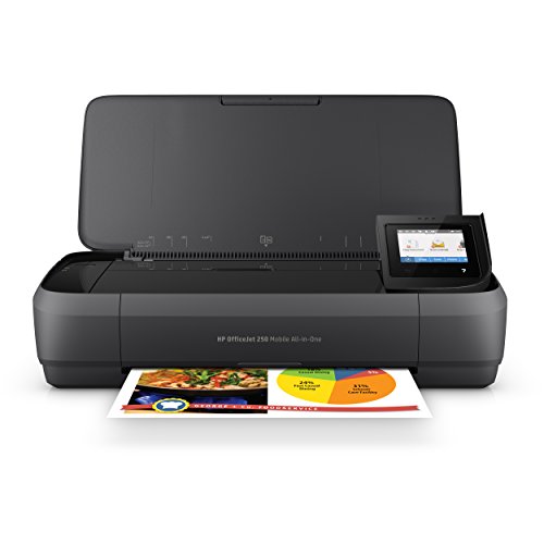 HP 具有无线和移动打印功能的 OfficeJet 250多合一便携式打印机（CZ992A）