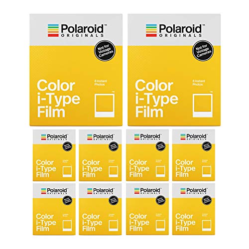 Polaroid Originals 适用于 i-Type 相机的标准彩色即时胶片（80 次曝光）(4XX10)