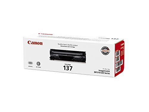 Canon 137 碳粉盒 - 黑色 - 2 件装零售包装