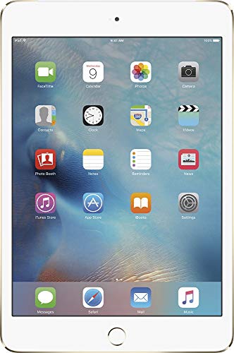 Apple iPad Mini 4，128GB，金色 - WiFi（续订）