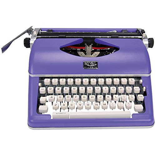 Royal 79119Q 经典手动打字机（紫色）