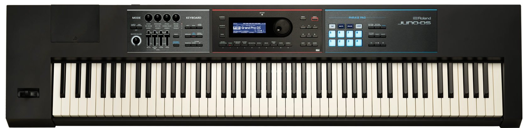 Roland  JUNO-DS 88 键轻量级配重键盘，具有专业声音...