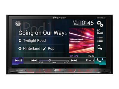 Pioneer AVH-4201NEX双DIN多媒体DVD汽车立体声系统，带7英寸WVGA触摸屏，带Android自动/ Apple Carplay /备用摄像头