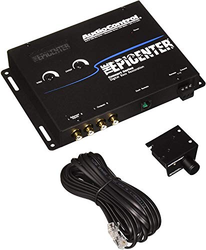 AudioControl Epicenter 低音助推器扩展器和低音恢复处理器，带遥控器（黑色）