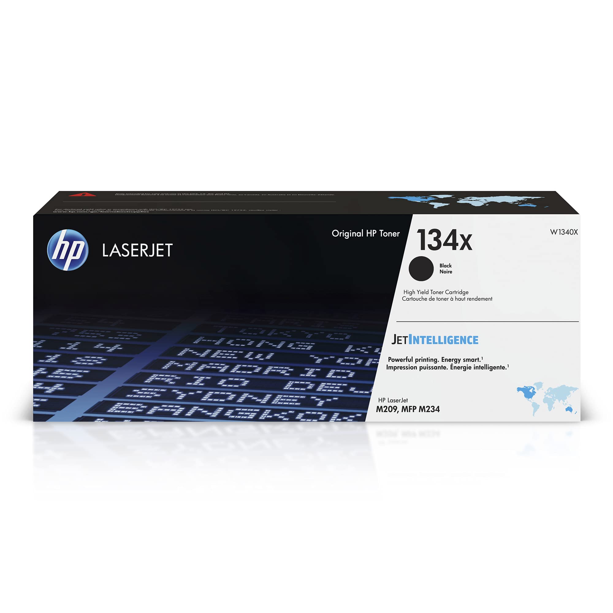 HP 134X 黑色高印量碳粉盒 |适用于 LaserJet M209 系列、LaserJet MFP M234 系列 | W1340X