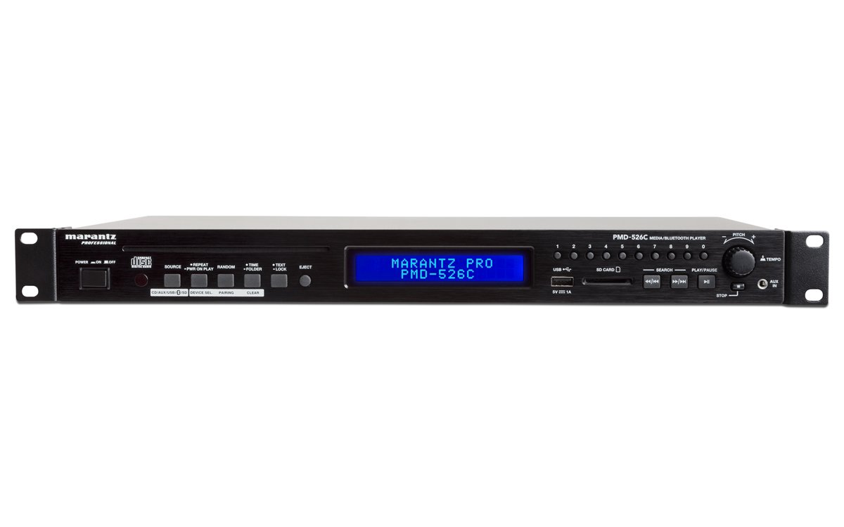 Marantz Professional PMD-526C |带 RS-232 控制的 CD/媒体/蓝牙播放器