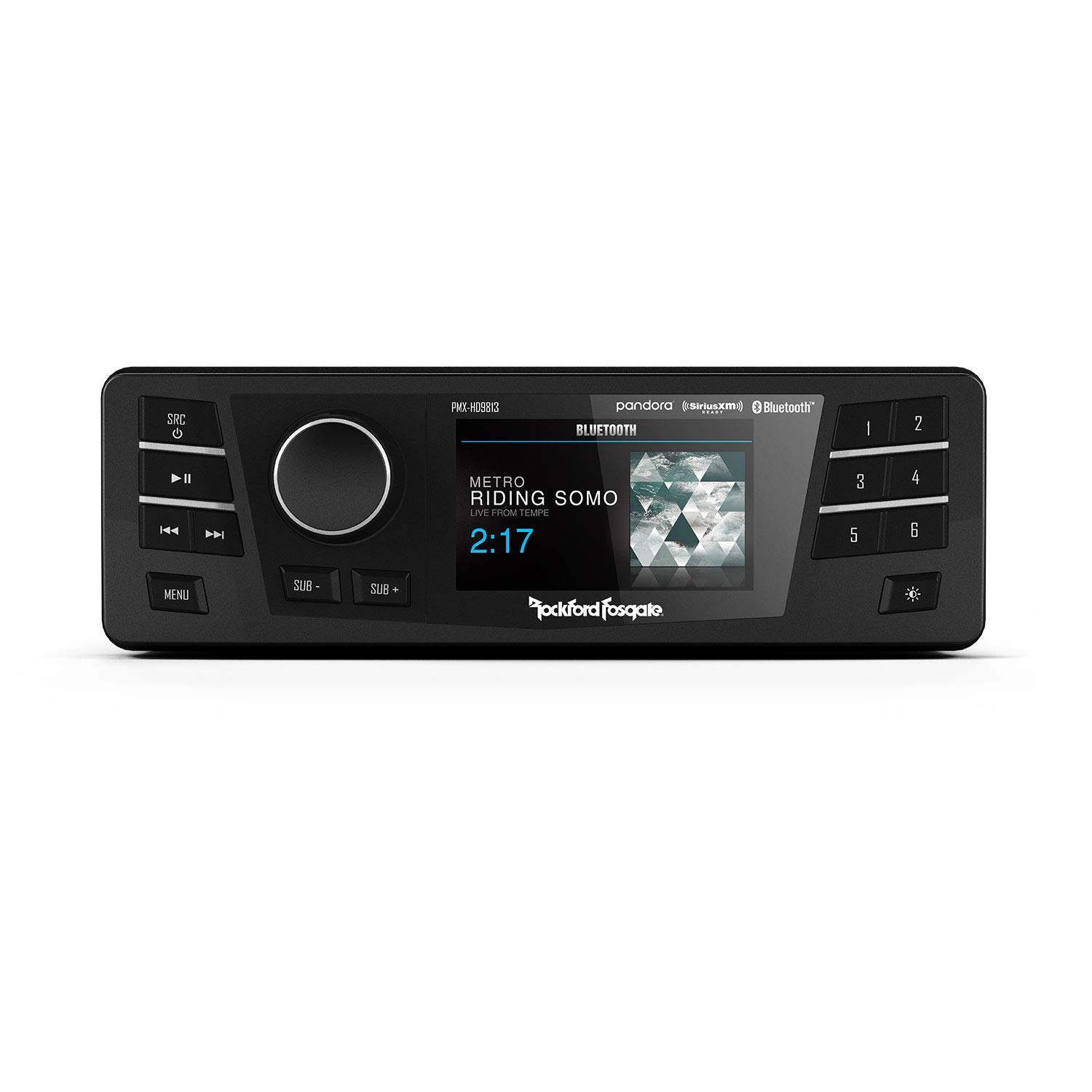 Rockford Fosgate PMX-HD9813 直接安装数字媒体接收器适用于 1998-2013 年哈...