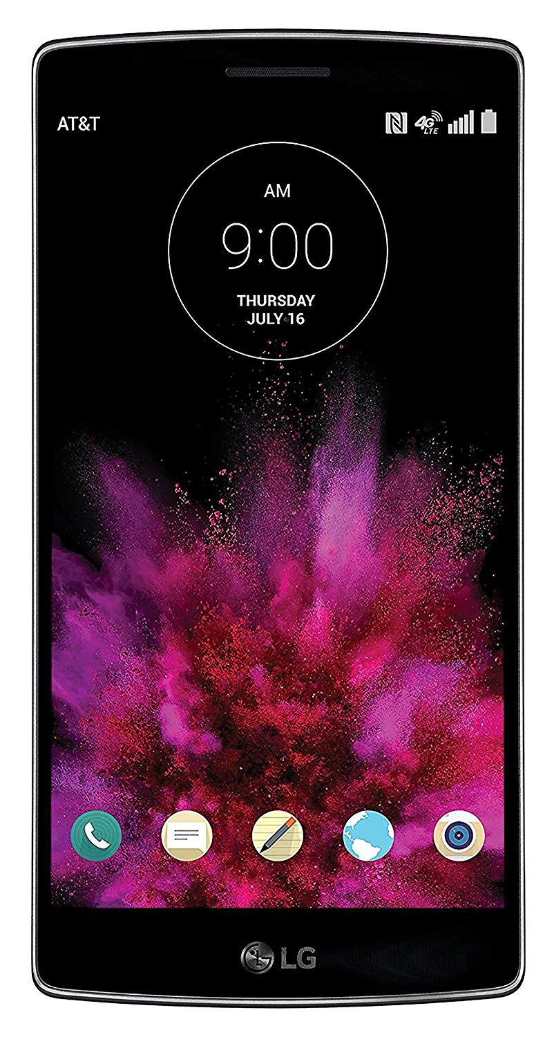 LG G Flex 2 H950 32GB解锁GSM弯曲P-OLED 4G LTE八核Android手机，带13MP摄像头-黑色