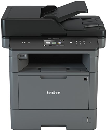 Brother 单色激光打印机、多功能打印机和复印机、DCP-L5500DN、灵活的网络连接、双面打印、移动打...