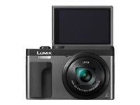 Panasonic DC-ZS70S Lumix 20.3百万像素，4K数码相机，带触摸功能的3'180度前翻式显示屏，30倍Leica DC Vario-Elmar镜头，带有3'LCD的Wi-Fi，银色