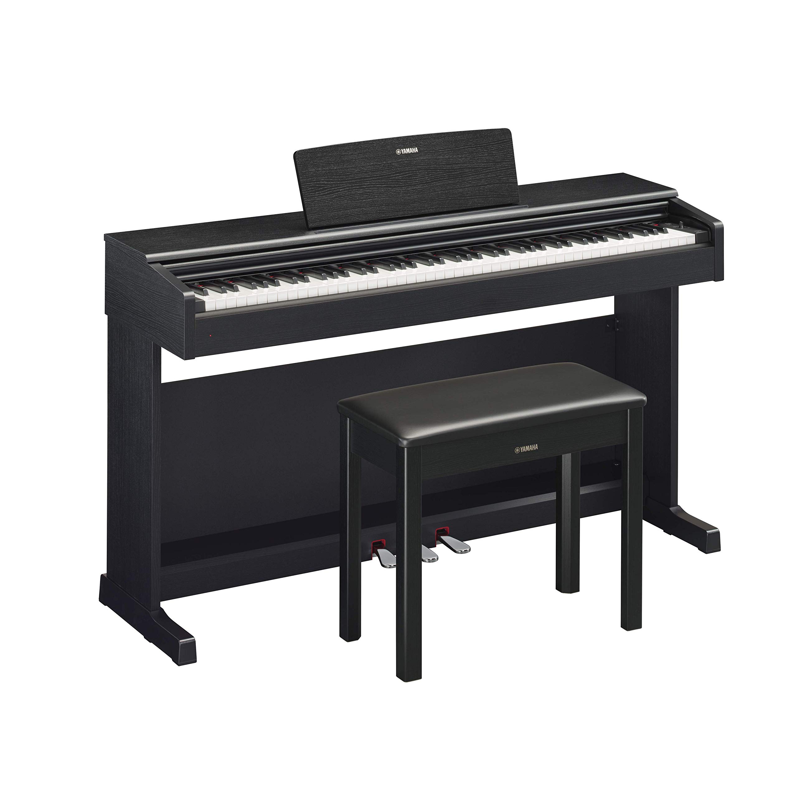 YAMAHA YDP144B Arius 系列数字控制台钢琴带凳，黑色