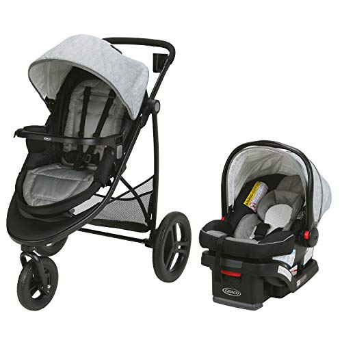Graco 模式3 Essentials LX旅行系统| 包括模式3 Essentials LX婴儿推车和SnugRide SnugLock 30婴儿汽车安全座椅，Mullaly
