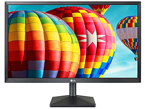 LG 24MK430H-B 24 英寸级全高清 (1920 x 1080) IPS 显示器，采用 AMD FreeSync 技术屏幕控制和紧凑型边框（HDMI、D-Sub、耳机插孔）- 黑色