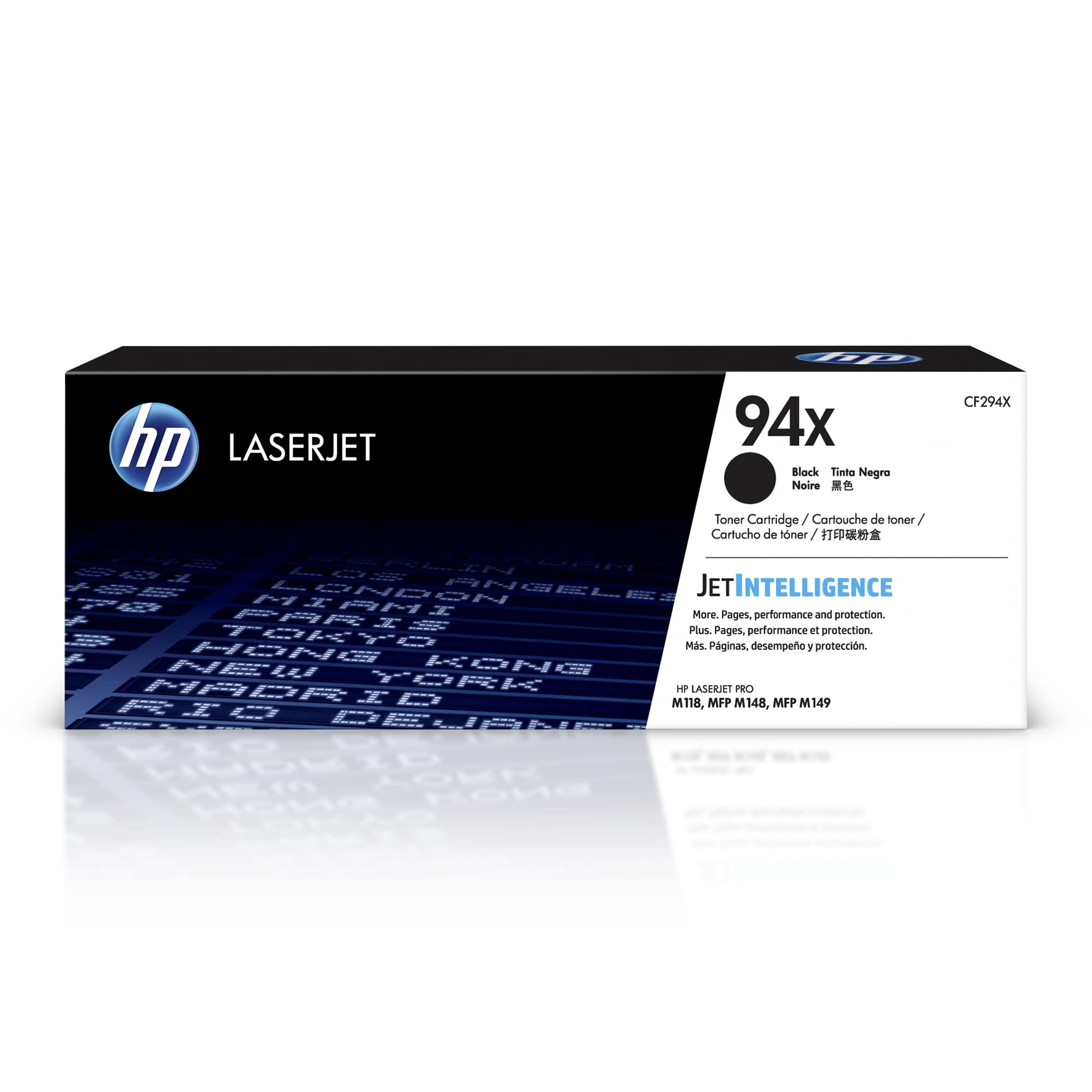 HP 94X 黑色高印量碳粉盒 |适用于 LaserJet Pro M118 系列； LaserJet Pro...