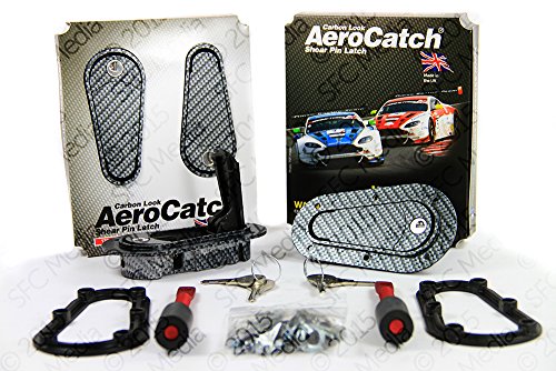 Aerocatch Flush Locking Hood Latch and Pin Kit - Black ...