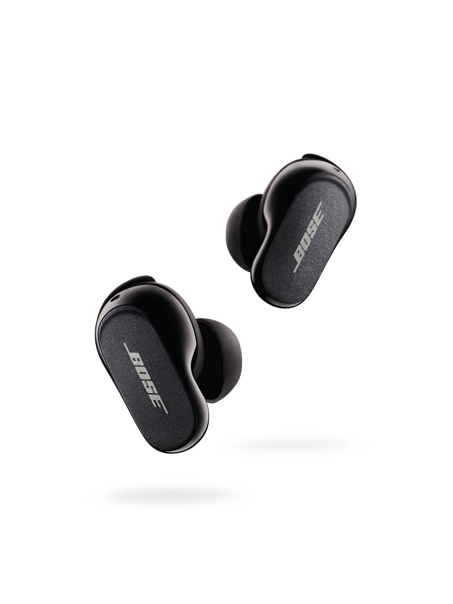 BOSE 全新 QuietComfort 耳塞 II，无线，蓝牙，世界上最好的降噪入耳式耳机，具有个性化降噪和声音，三重黑色