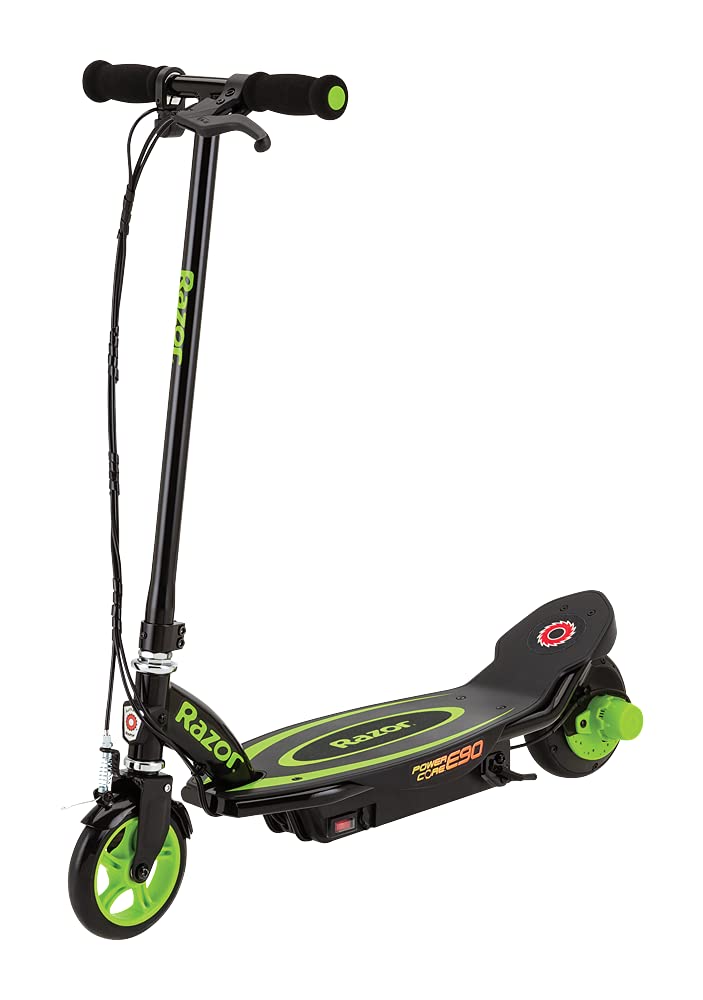 RAZOR Power Core E90 电动滑板车，带轮毂电机，按钮油门，适合 8 岁以上儿童
