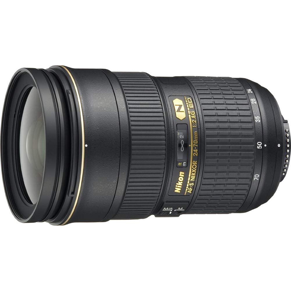 Nikon 24-70mm f / 2.8G ED自动对焦-S Nikkor广角变焦镜头（认证翻新）