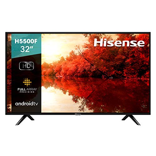 Hisense 32英寸32H5500F级H55系列安卓智能电视带语音遥控器（2020款）